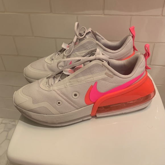 NIKE WOMENS AIR MAX UP (GREY PINK CRIMSON) practically new - Picture 3 of 4